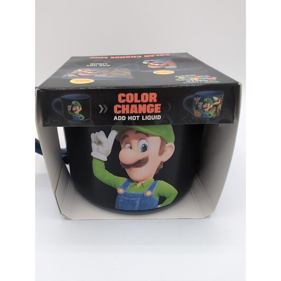 Super Mario Bros Color Change Mug Brand New! Zak 15 Oz - Picture 2 of 3